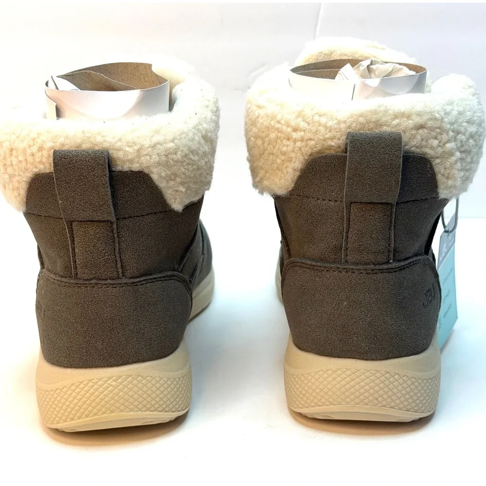 JBU Women's Freeze Round Toe Boots Grey Size 7.5M NWT/BOX